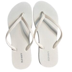 Old Navy white Flip Flops- Free with order